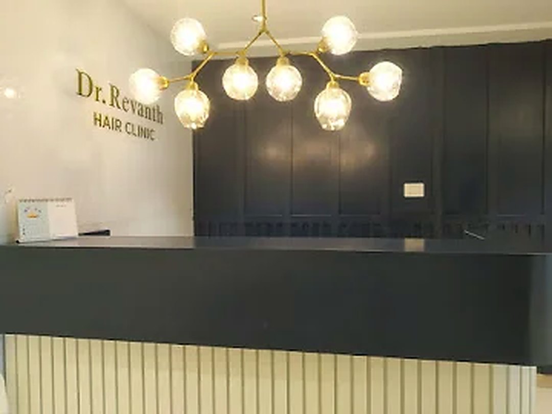 Reception at Dr. Revanth's Hair Clinic, Banjara Hills