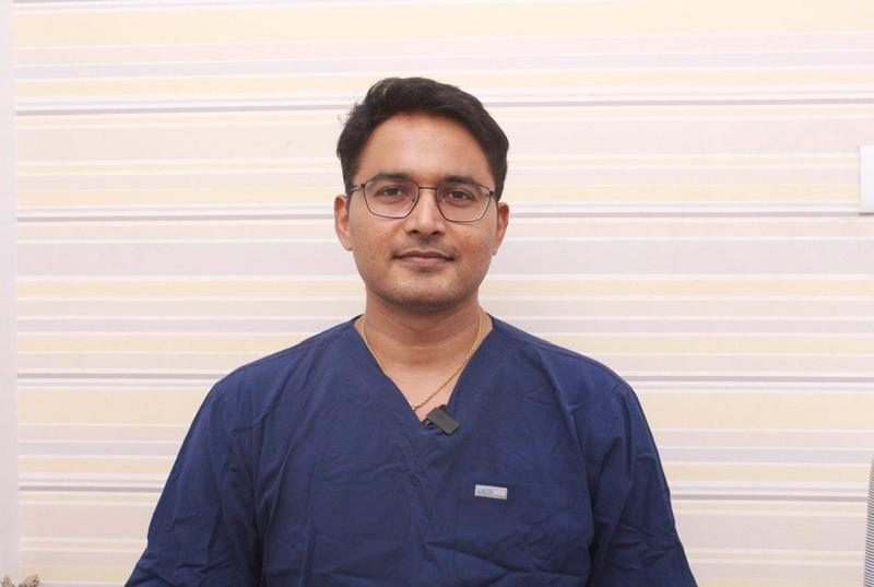 Dr. G. Revanth at Dr. Revanth's Hair Clinic, Banjara Hills, Hyderabad