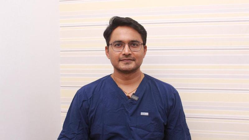 Dr. G. Revanth at Dr. Revanth's Hair Clinic, Banjara Hills, Hyderabad